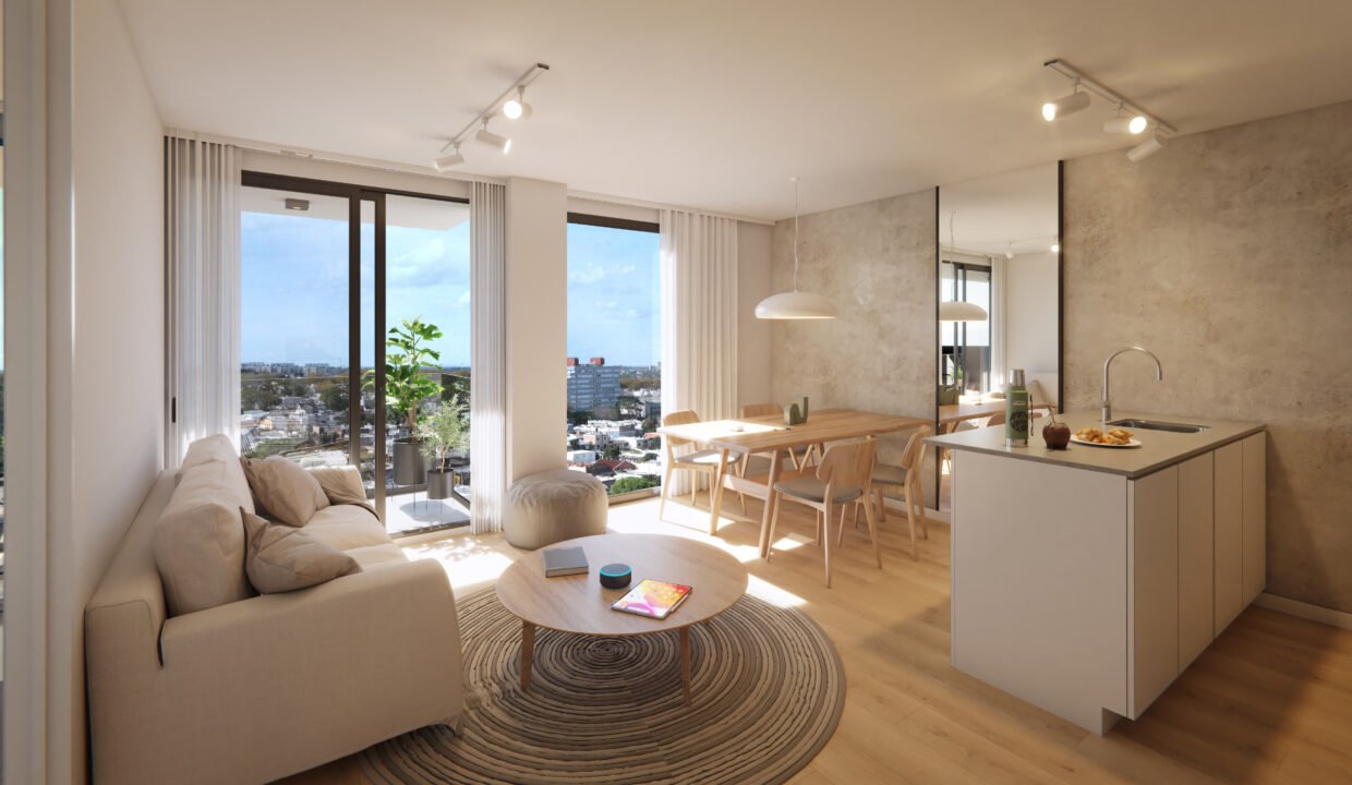 132 - 111 Depto 1D BALCON Cam Living Comedor HDTV