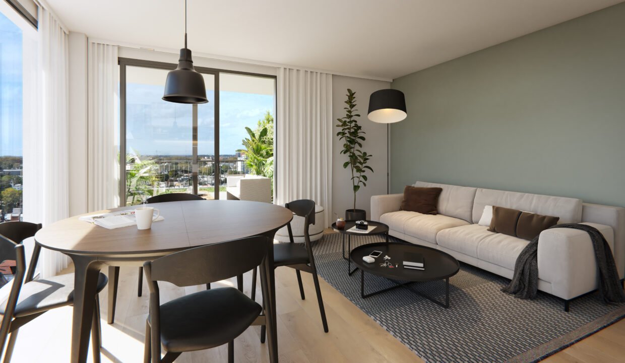 132 - 111 Depto 1D PATIO Cam Living Comedor HDTV